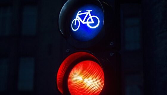bicycle traffic light red 2367705